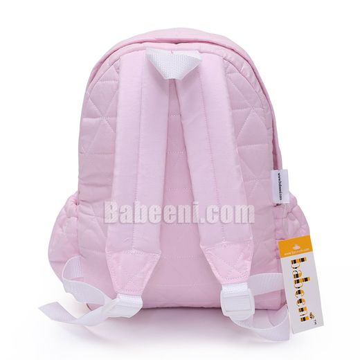 Smocked pink shoes quilted backpack for kids - QA 32 by Babeeni.com