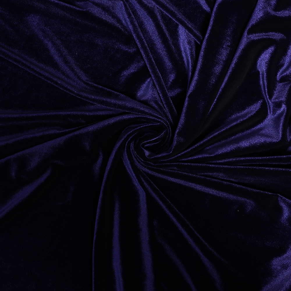 N28- Dark Purple Velvet fabric