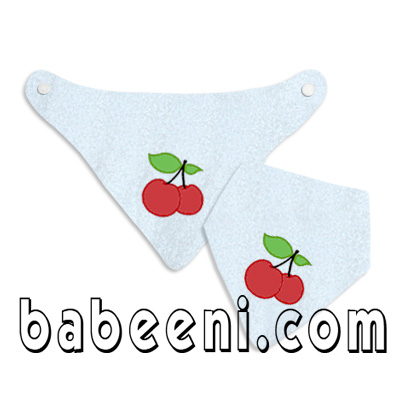 Cherry baby bib -  BI 16