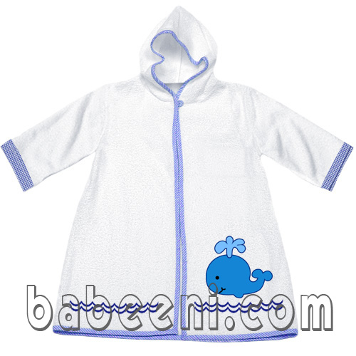 Baby blue whale bathrobe SW 099