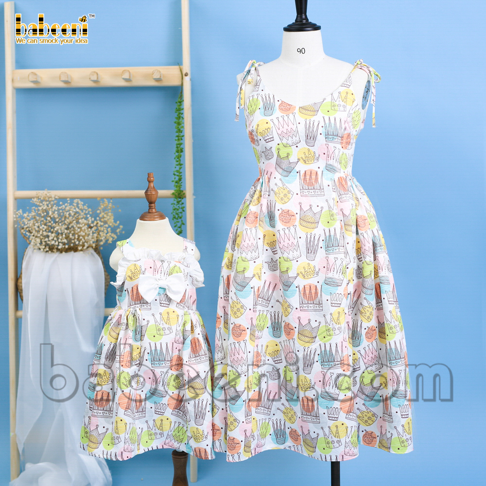Diadem printed mommy dress - MM 121