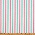 c26--red-green-stripe-fabric-100-cotton