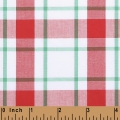 m98--green-red-large-plaid-fabric-100-cotton