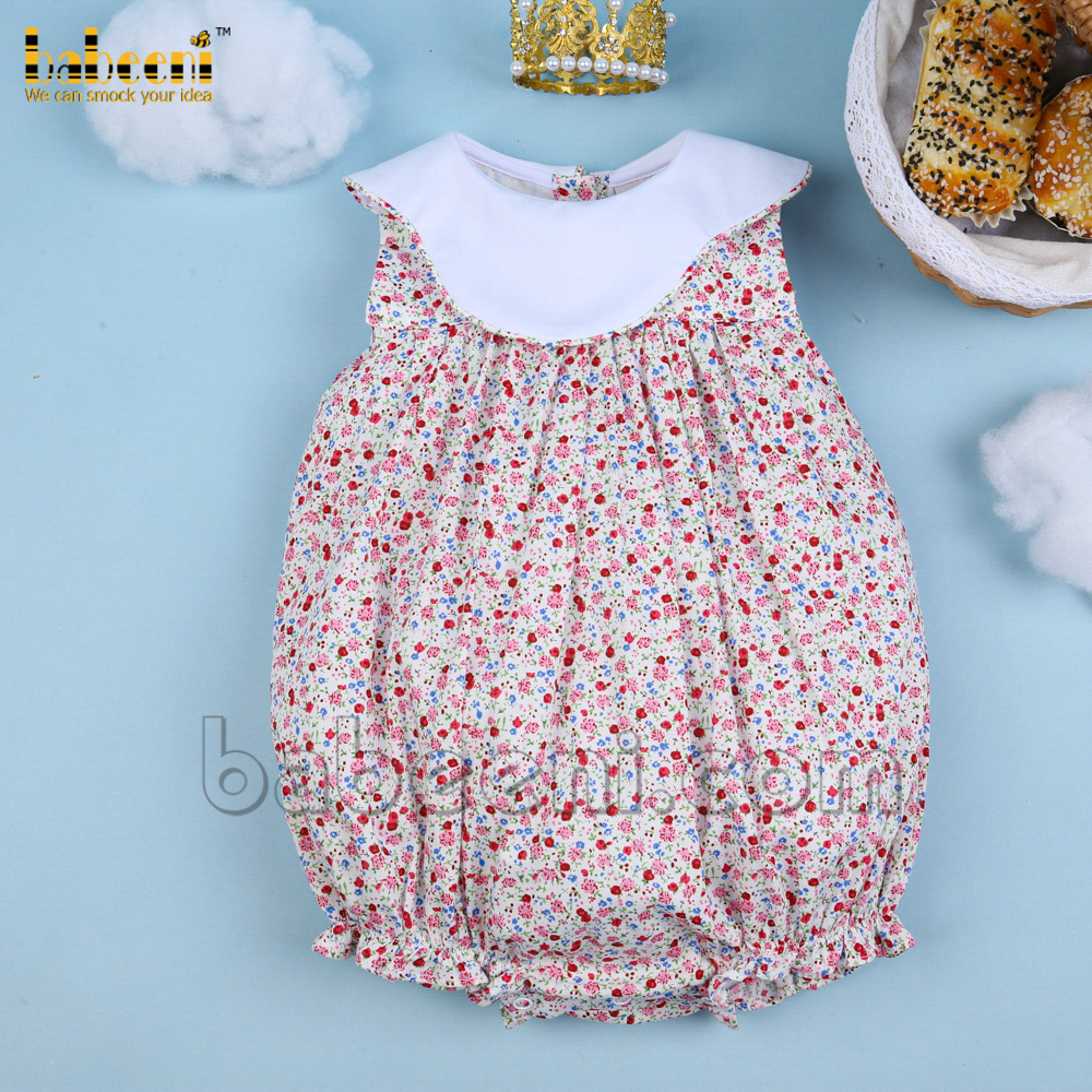 Cute floral printed baby bubble - DR 3330