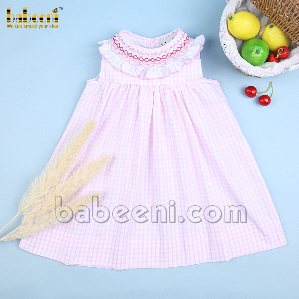 Geometric ruffle baby dress - DR 3303