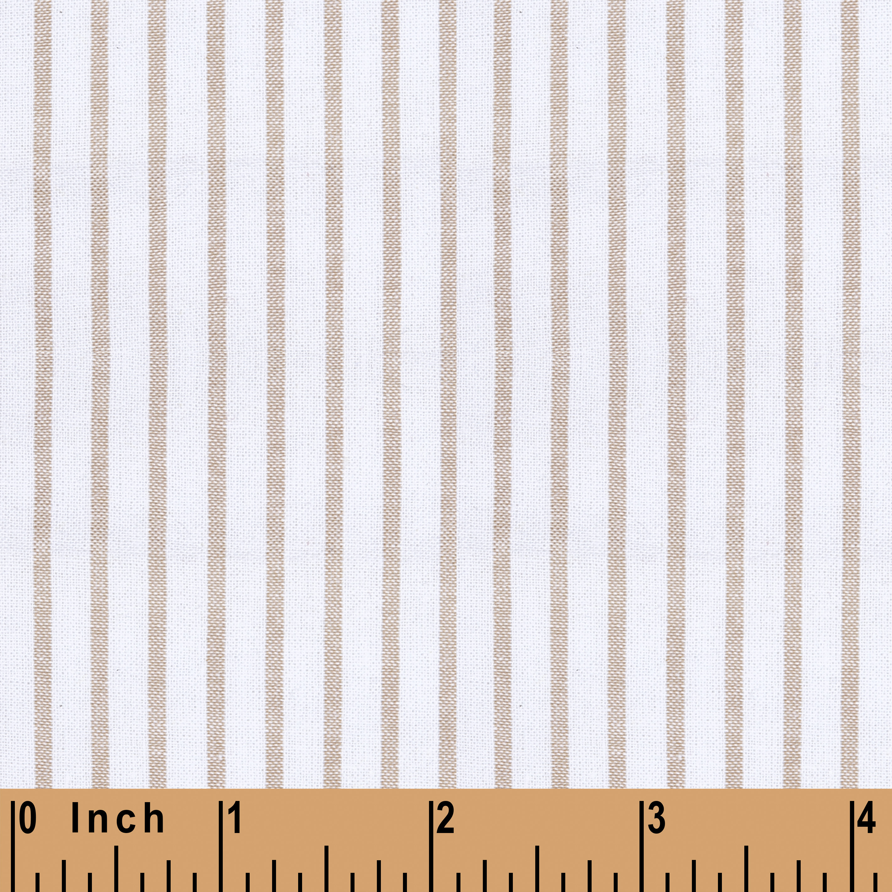 C28- Khaki Pinstripe fabric