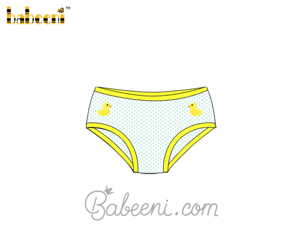 Duck embroidery baby underwear - UG 04