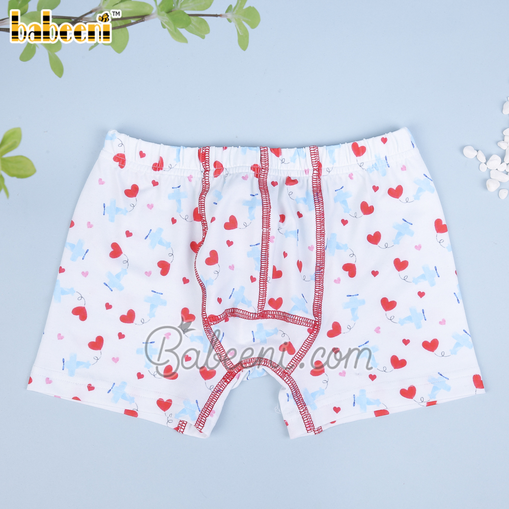 Heart printed boy underwear - UB 02