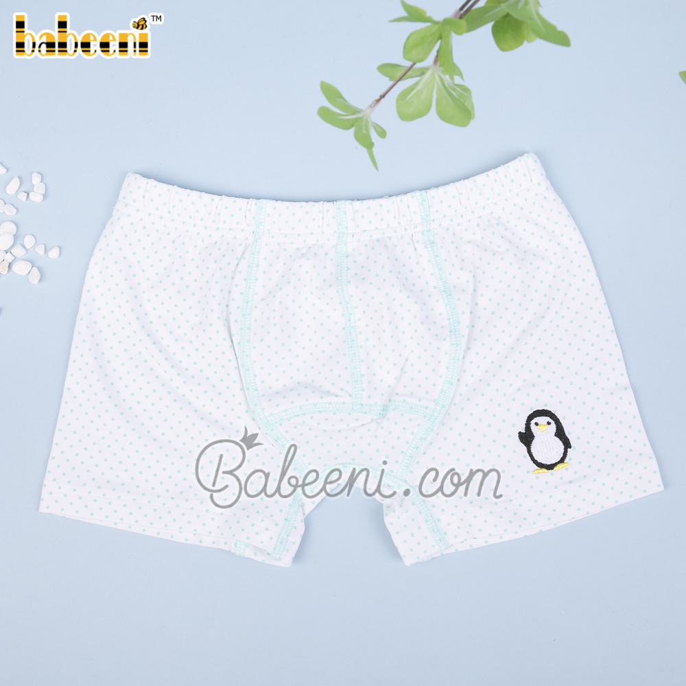 Penguin embroidery boy underwear - UB 04