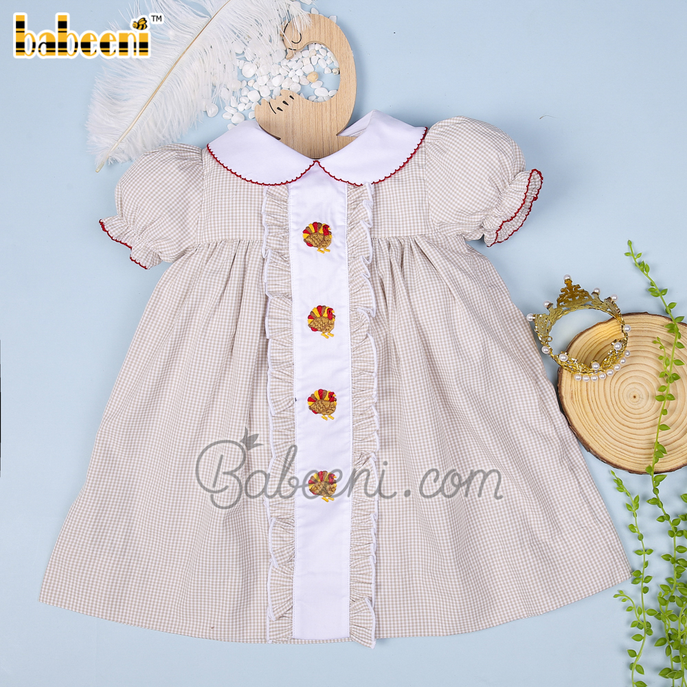 Turkey hand embroidery baby dress – DR 3459