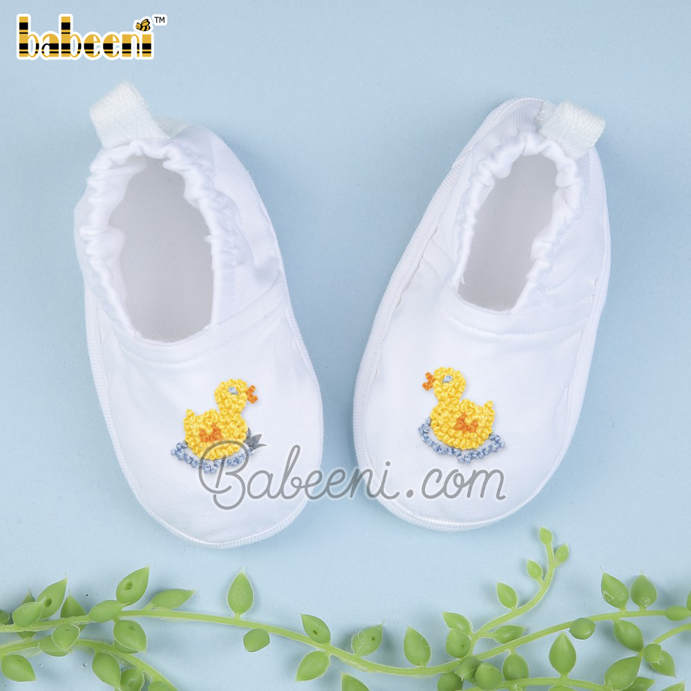 Duck French knot baby shoes – BS 06