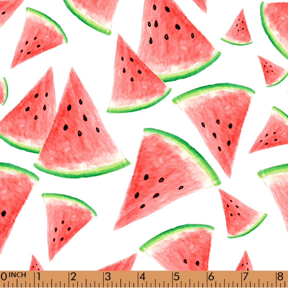 S103- Red watermelon rash guard printing 4.0