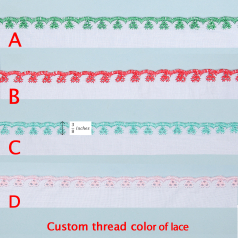 R142- custom thread color lace