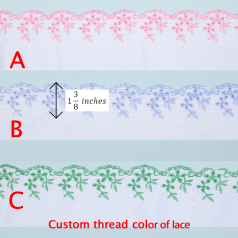 R150- custom thead color lace