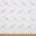 le07--leaves-white-embroidery-fabric