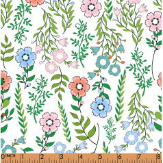 PP12 - multi - colored wild floral fabric printing 4.0
