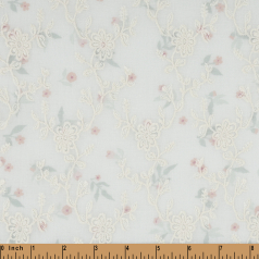 LE21 - New floral printing on lace fabric 