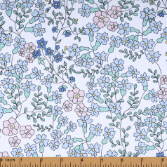 PP01 - Blue and Pink Floral Fabric 4.0