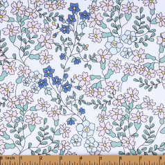 PP02 - blue, pink and green floral
