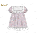 honeycomb-smocking-dress-in-floral-pattern-for-girl---dr3570