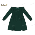 honeycomb-smocking-dress-in-green-butterfly-neck-for-girl---dr3582