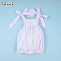 shirred-bubble-with-2-pink-bows-for-girl---dr3667