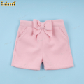 pink-wool-short-with-detachable-bow-for-girl---bt96