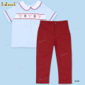 hand-embroidery-blue-red-accent-top-red-bottom-for-boy---bc1125