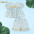 plain-2-piece-set-floral-and-yellow-bow-for-girl---dr3683
