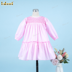 honeycomb-smocking-dress-in-peack-pink-for-girl---dr3559