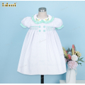honeycomb-smocking-dress-mint-green-dots-on-white-for-girl---dr3690