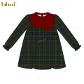 honeycomb-smocked-dress-long-sleece-green-red-accent-for-girl---dr3723
