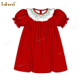 honeycomb-smocked-dress-in-red-christmas-theme-for-girl---dr3726