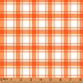 pp174--orange-plaid-printing-40-fabric