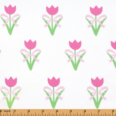 KB1944- tulip floral knit