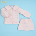 girl-2-piece-in-pink-orange-windbreaker-fabric-embroidered-pattern---dr3935