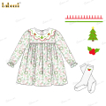 girl-dress-white-green-with-christmas-theme-embroidered---dr4048