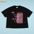 girl-t-shirt-in-black-and-pink-bunny---dr4059