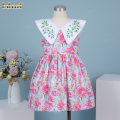 floral-hand-embroidery-dress-on-watercolor-printing-fabric----dr4128