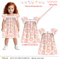 girl-dress-woven-40-printing-pink-flower-with-handmade-bead-embroidery-jewellery---dr4155