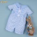 nice-hand-embroidery-checked-blue-shorall-for-boys---dr4144